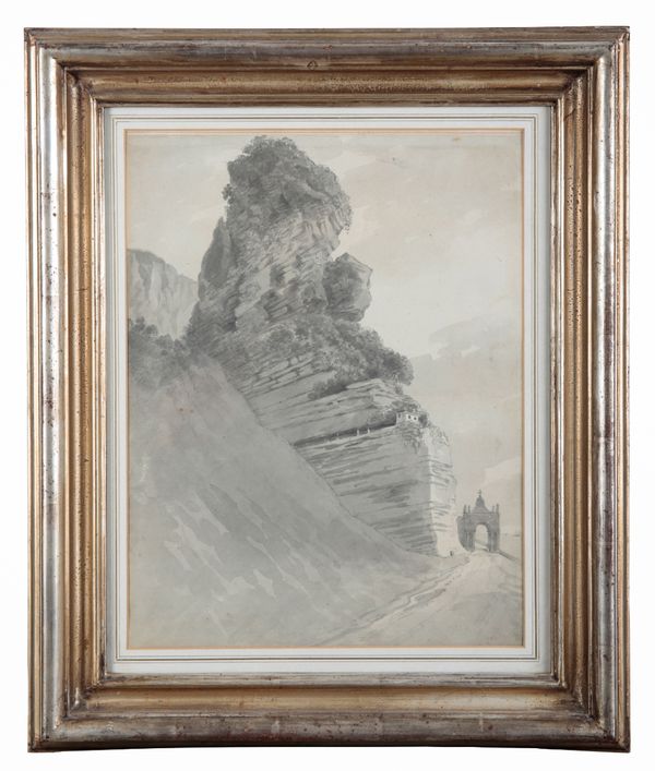 WILLIAM HENRY BARNARD (1769-1817) 'The rock which separated the Kingdom of Naples from Rome'