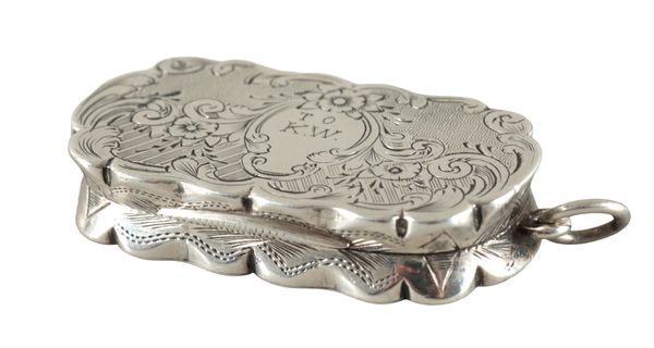 A VICTORIAN SILVER VINAIGRETTE