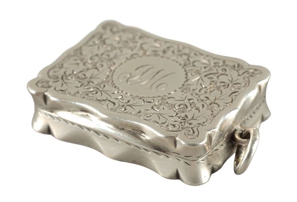 A VICTORIAN SILVER VINAIGRETTE