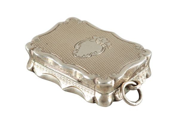 A VICTORIAN SILVER VINAIGRETTE