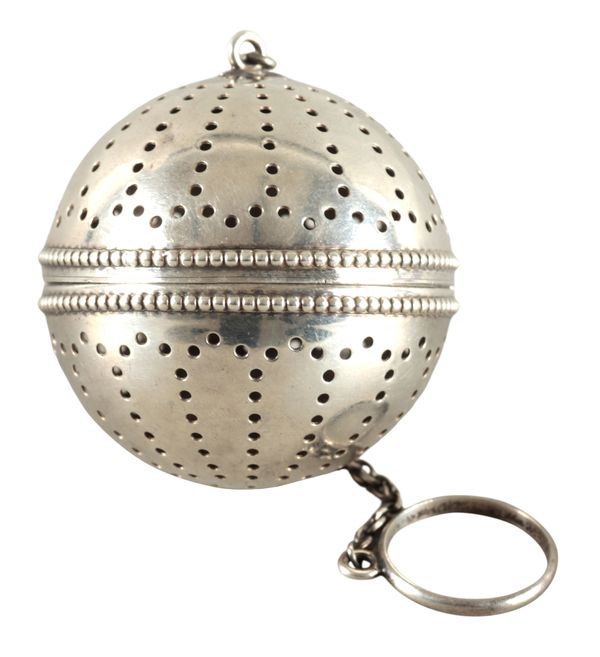 A GORHAM STERLING SILVER TEA BALL