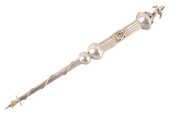 A RUSSIAN SILVER TORAH POINTER OR YAD