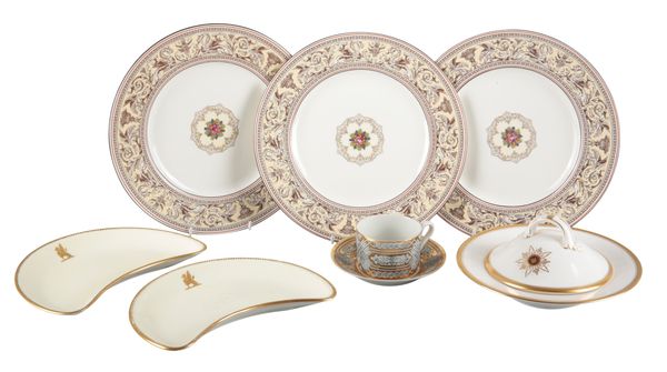 A GRECA CUP AND SAUCER BY FORNASETTI