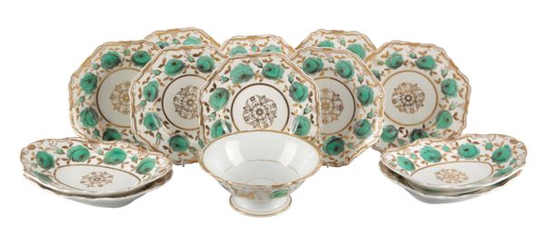 A SPODE PORCELAIN PART SERVICE