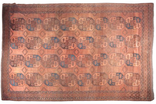 A LARGE ANTIQUE ERSARI CARPET