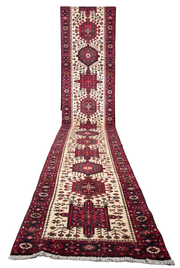 A PERSIAN HERIZ RUNNER
