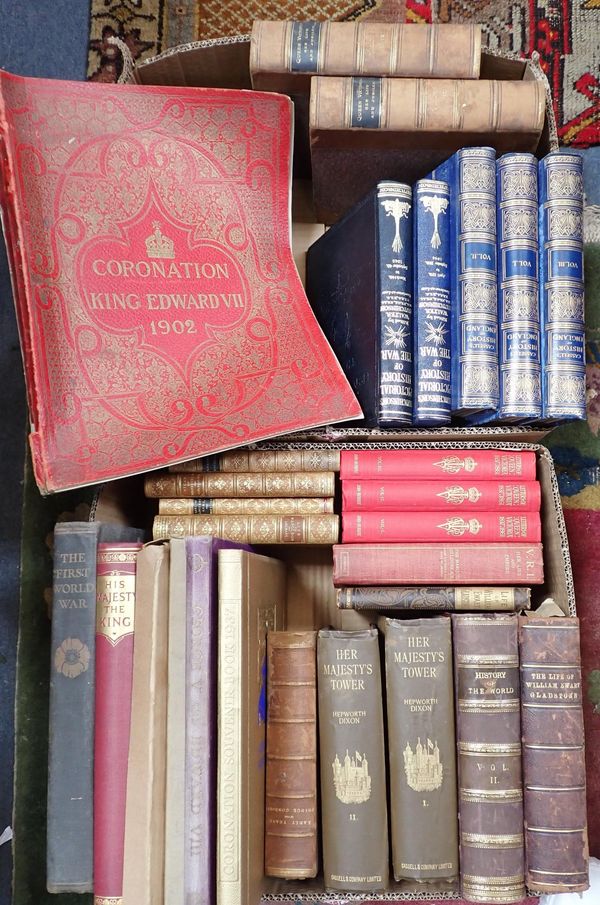 A COLLECTION OF ROYALTY AND HISTORY RELATED BOOKS