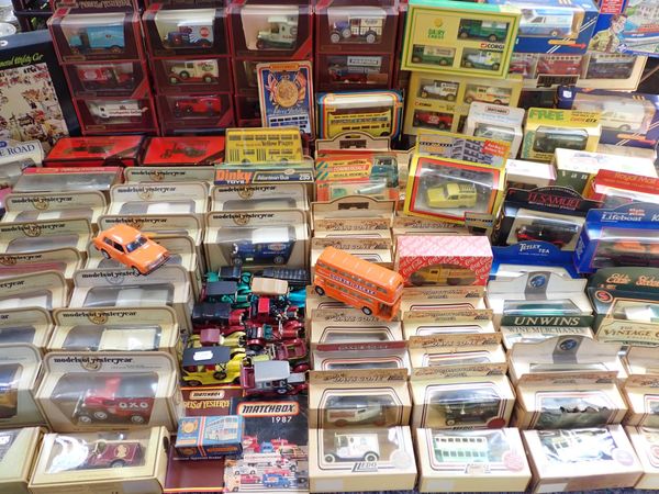 A COLLECTION OF DIECAST MODEL VEHICLES