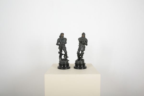 AFTER AUGUST JOSEPH PEIFFER (1832-1886) 'The Black Prince' and 'Prince John'