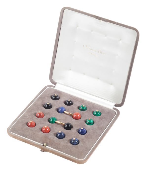 ANDRÉ VASSORT FOR CHRISTIAN DIOR: AN INTERCHANGEABLE CUFFLINKS SUITE
