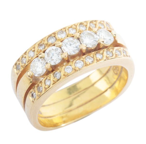 A DIAMOND DRESS RING