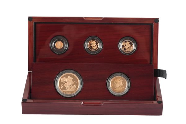 THE ROYAL MINT: A 2015 GOLD PROOF FIVE SOVEREIGN SET