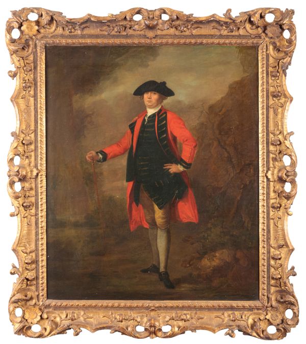 FRANCIS WHEATLEY (1747-1801) A full-length portrait of Dennis O’Kelly (1725-1787)