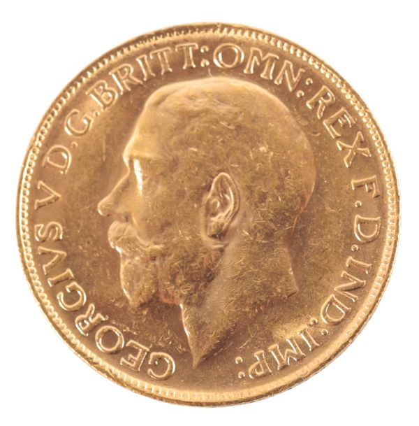 A 1917 GEORGE V GOLD SOVEREIGN