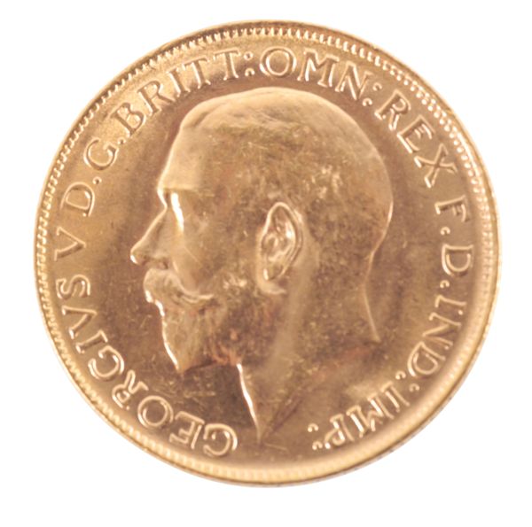 A 1918 GEORGE V GOLD SOVEREIGN