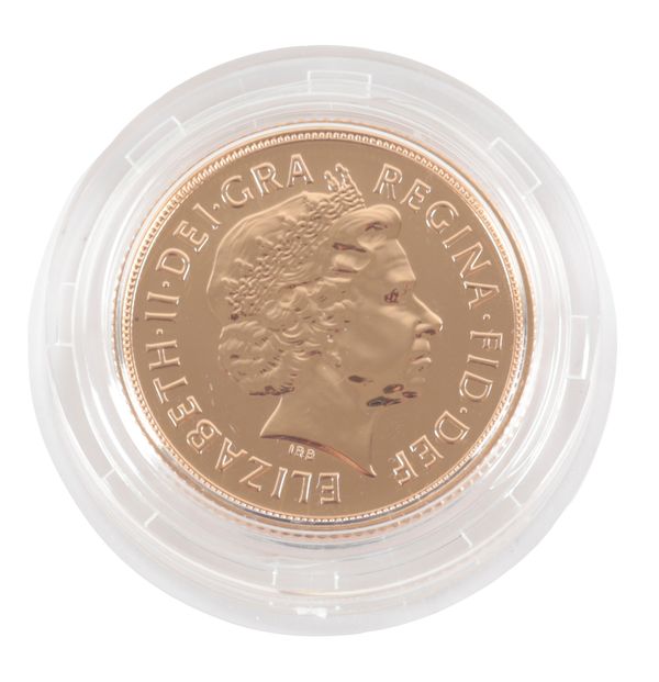 THE ROYAL MINT: THE 2014 QUEEN ELIZABETH II "ROYAL BIRTHDAY CELEBRATION" GOLD SOVEREIGN