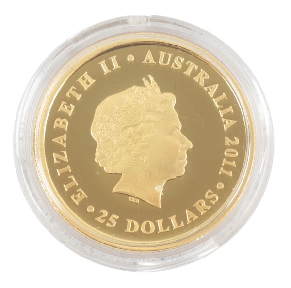 THE PERTH MINT: A 2011 QUEEN ELIZABETH II GOLD SOVEREIGN