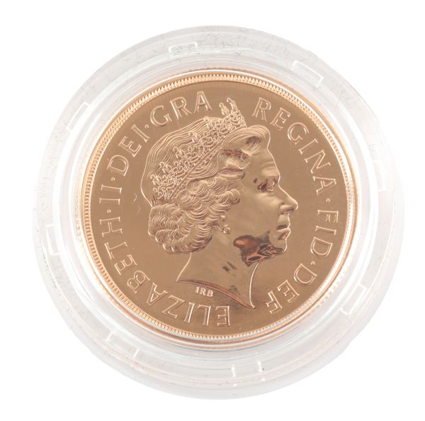 THE ROYAL MINT: A 2014 QUEEN ELIZABETH II DOUBLE SOVEREIGN