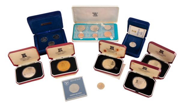 THE ROYAL MINT: A 1971 ISLE OF MAN DECIMAL PROOF SIX COIN SET