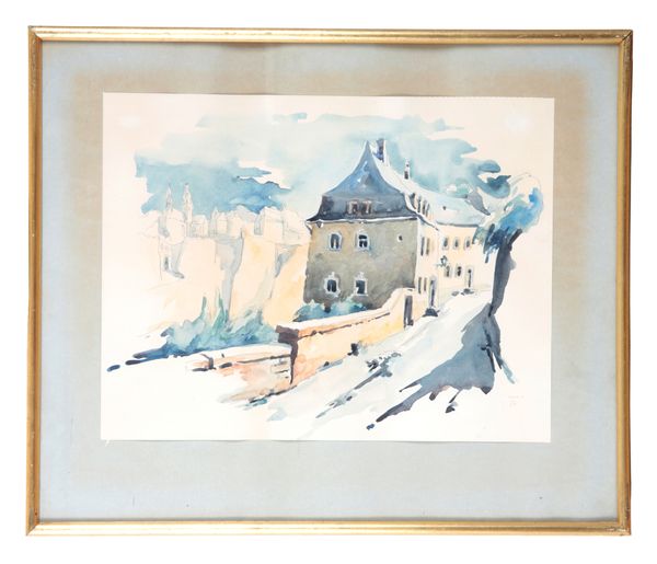 'MONS'(?), A French street scene