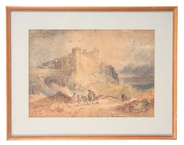 GEORGE BALMER (1806-1846) ‘A View of Bamburgh Castle from the North West’
