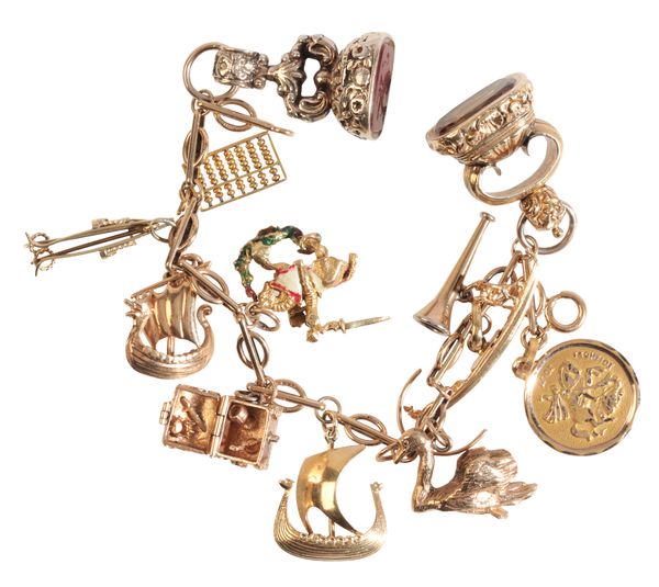 A VINTAGE CHARM BRACELET