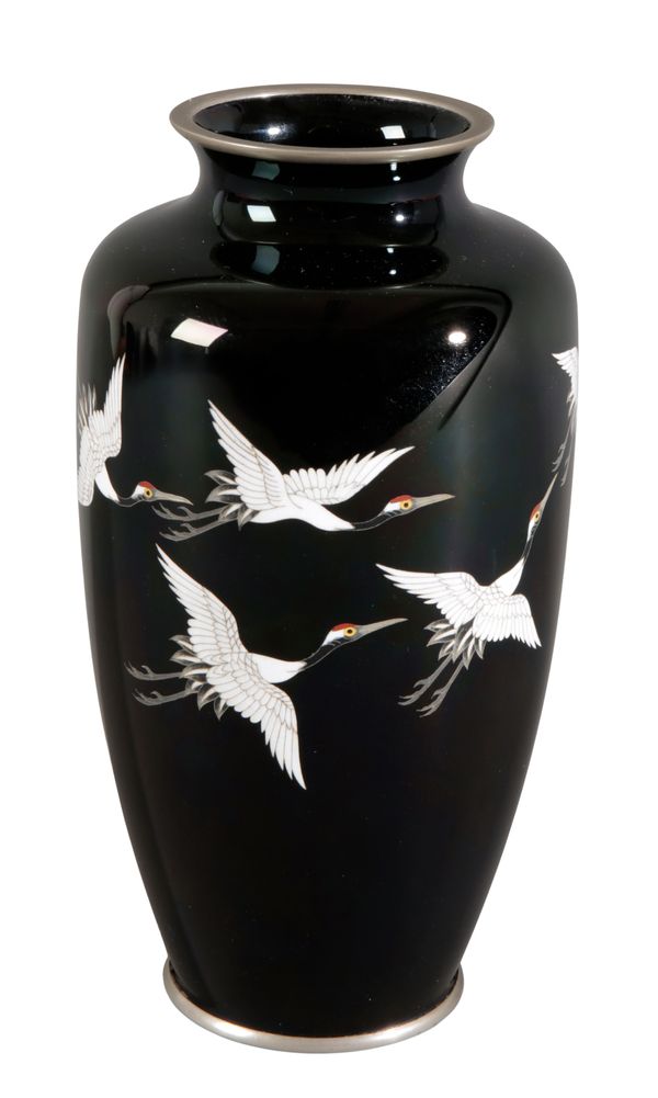 A JAPANESE CLOISONNE VASE