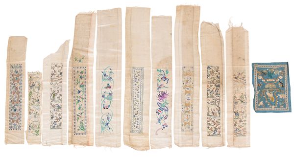 A COLLECTION OF ELEVEN CHINESE SILKS