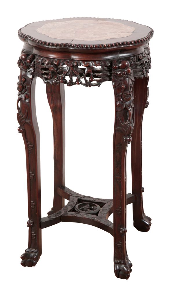 A CHINESE HARDWOOD TABLE