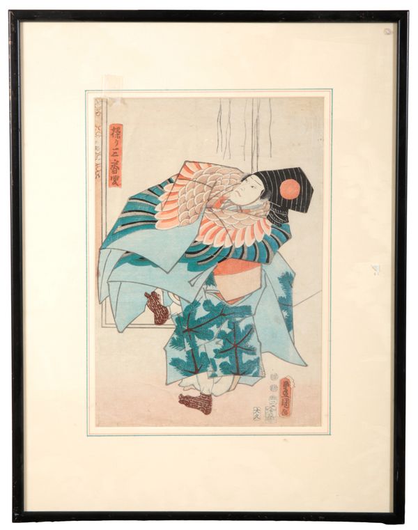 AFTER UTAGAWA KUNISADA (1786-1865) AN ACTOR IN COSTUME