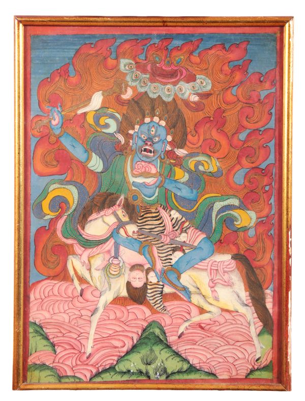 TIBETAN SCHOOL, 19TH CENTURY Panjarnata Mahakala