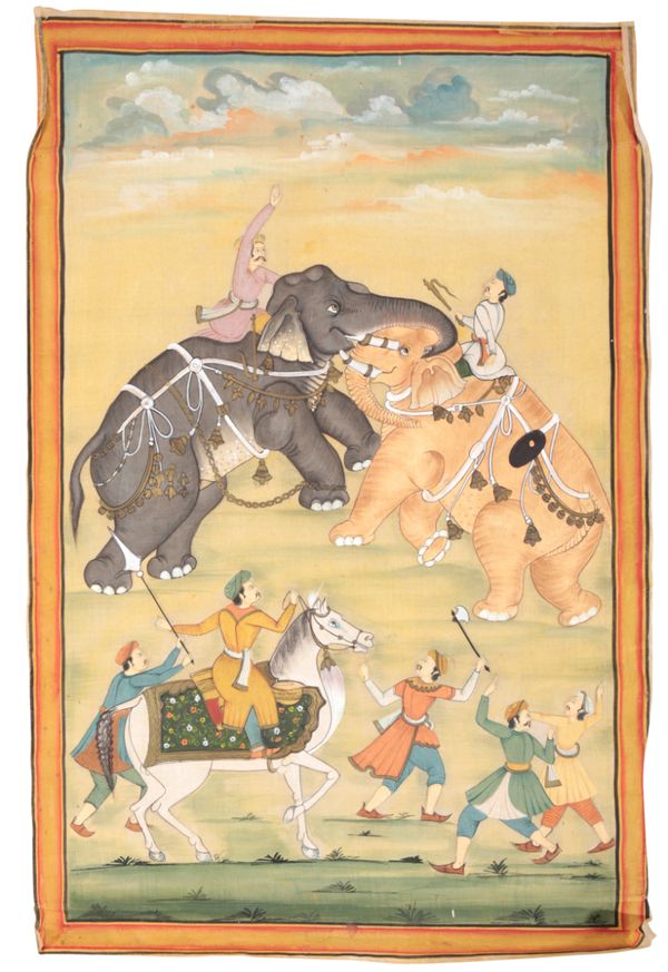 MUGHAL SCHOOL, 19TH/20TH CENTURY A battle scene