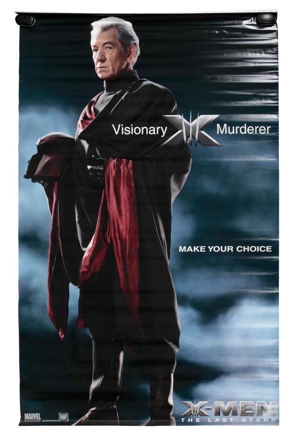 A GROUP OF FOUR VINYL BANNERS FOR XMEN THE LAST STAND, 2006, MARVEL