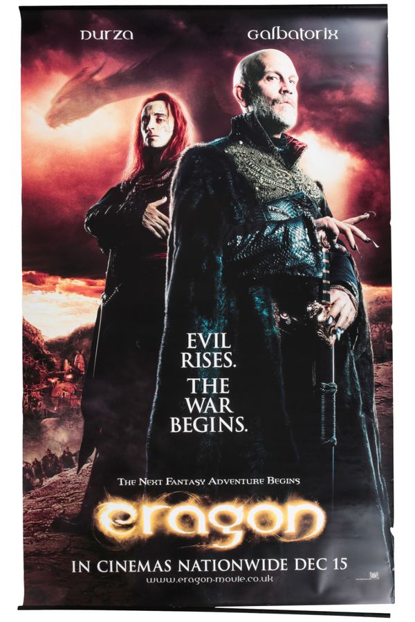 FOUR VINYL DOUBLE-SIDED BANNERS FOR ERAGON 2006, 20TH CENTURY FOX