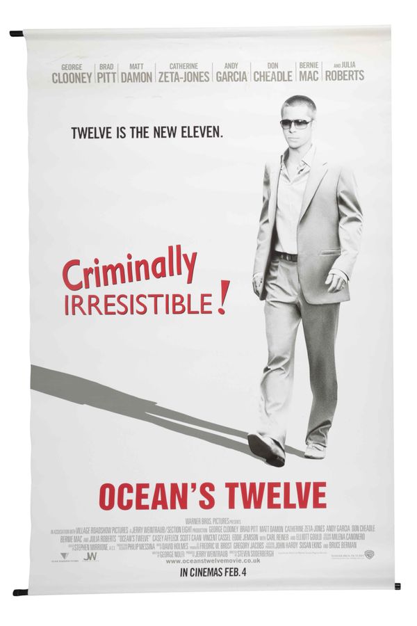 A VINYL BANNER FOR OCEAN'S TWELVE 2004, WARNER BROTHERS