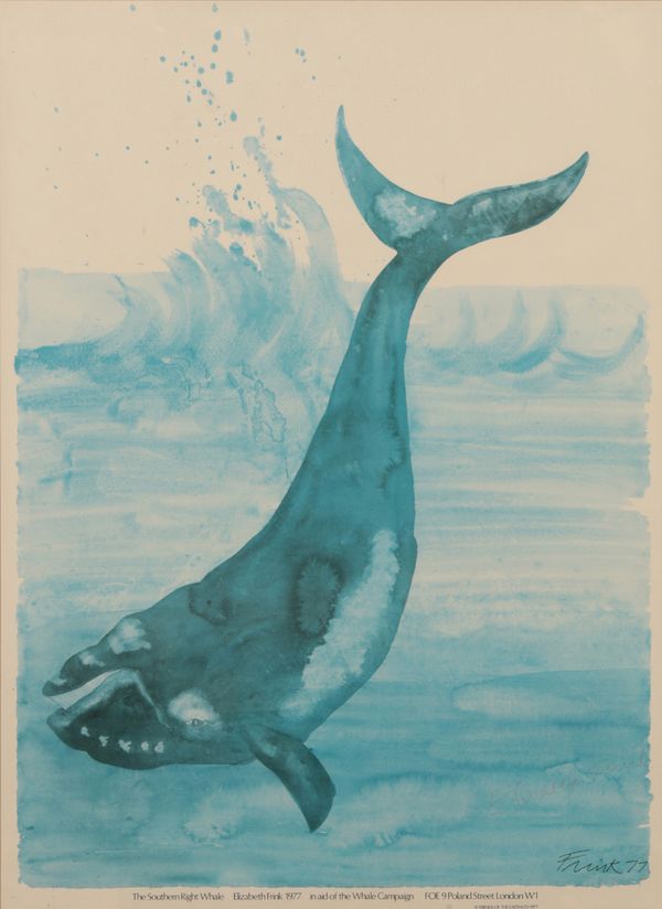 *DAME ELISABETH FRINK (1930-1993) 'The Southern Right Whale'