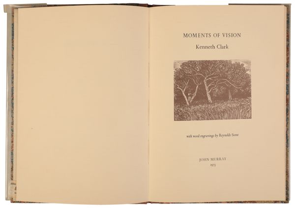 CLARK, KENNETH, ‘MOMENTS OF VISION’