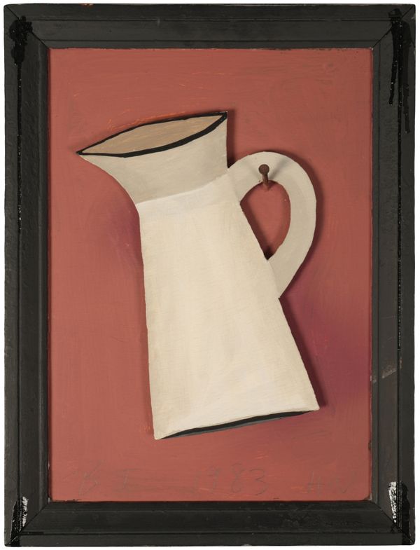 *BRYAN ILLSLEY (b. 1937) 'Jug hanging on a nail'