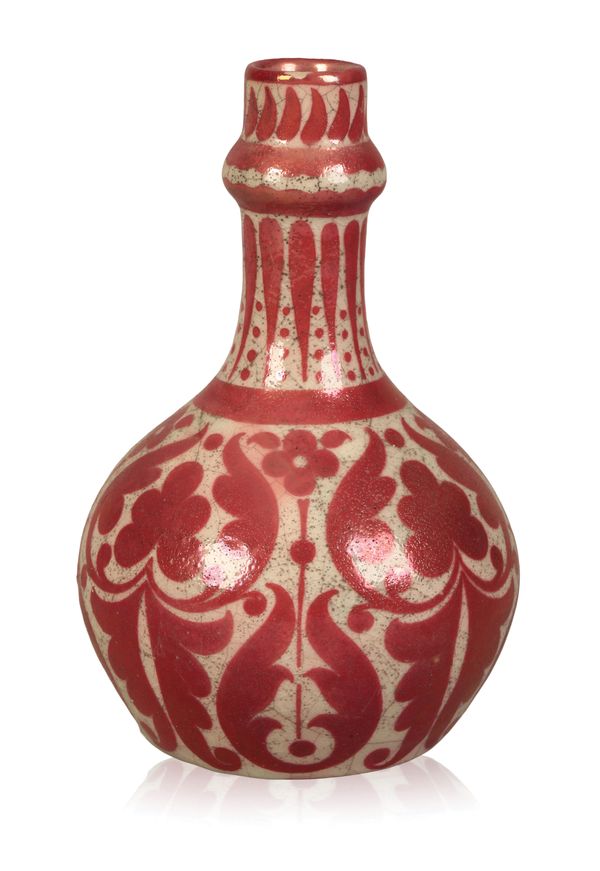 WILLIAM DE MORGAN (1839-1917): A SMALL BOTTLE VASE