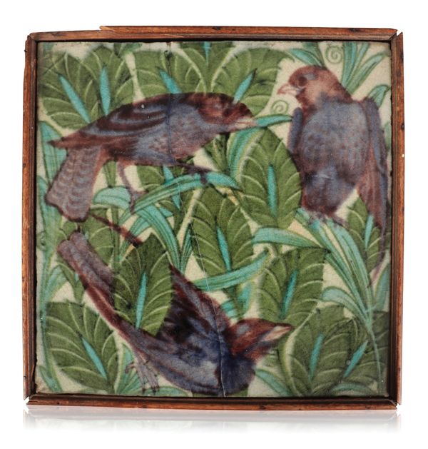 WILLIAM DE MORGAN (1839-1917): A ‘TEN INCH BIRDS’ TILE