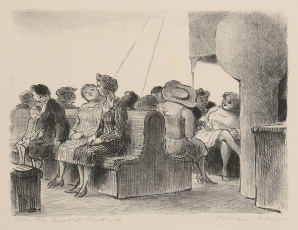 *EDWARD ARDIZZONE (1900-1979) 'The Boat to Southend'