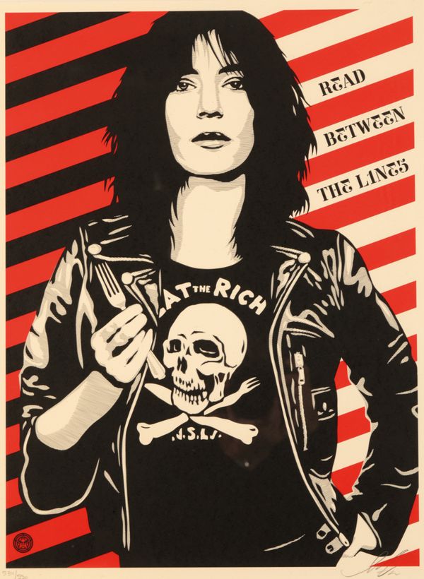 SHEPARD FAIREY (b. 1970) ‘Eat The Rich (Patti Smith)’