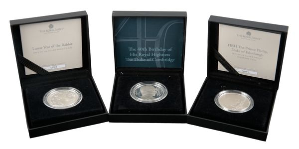 THE ROYAL MINT: A LUNAR YEAR OF THE RABBIT 2023 UK 1OZ SILVER PROOF COIN