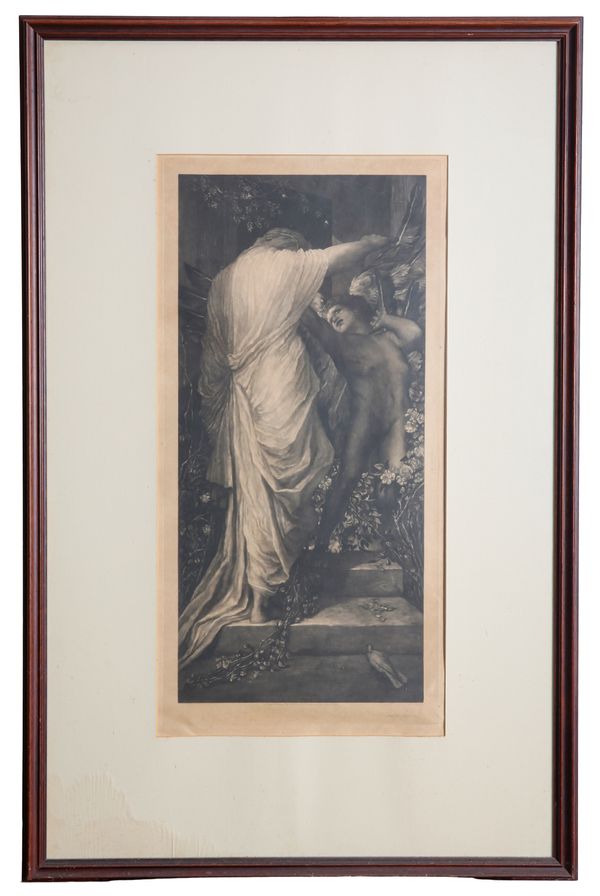 AFTER GEORGE FREDERICK WATTS (1817-1904) 'Love & Death'