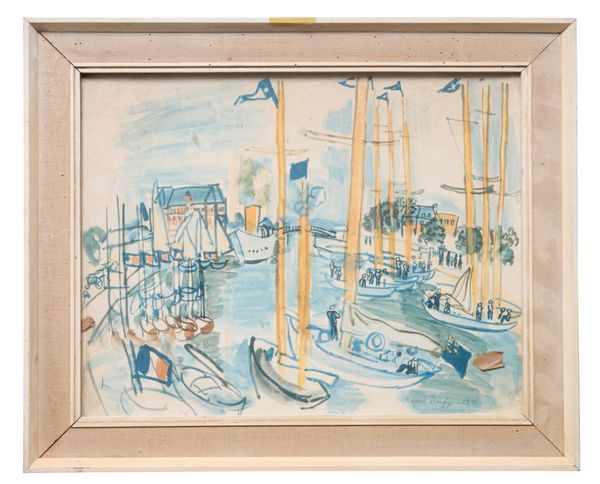 AFTER RAOUL DUFY (1877-1953) Harbour scene
