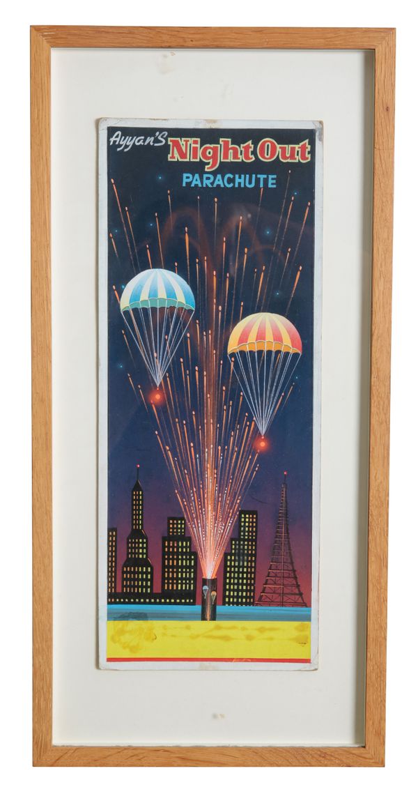 A 20TH CENTURY ADVERTISEMENT 'Ayyan's Night Out Parachute'