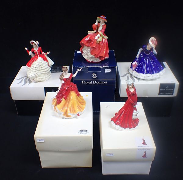 FIVE BOXED ROYAL DOULTON LADIES