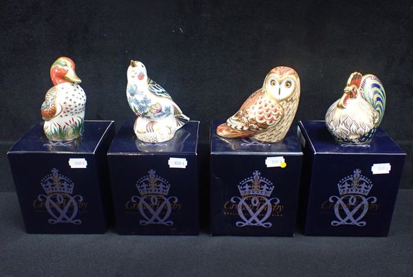 FOUR BOXED ROYAL CROWN DERBY ANIMALS