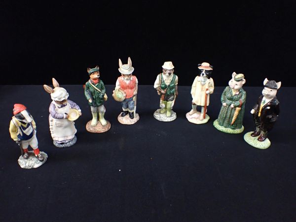 A COLLECTION OF BESWICK ECF COUNTRY FOLK FIGURES