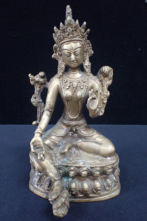 A TIBETAN  BUDDHIST BRONZE